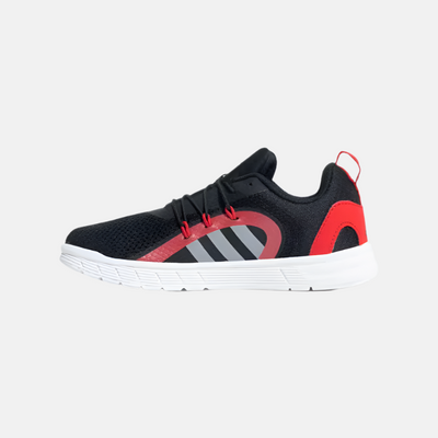 Adidas Gametalker 1.0 Kids Unisex Shoes (4-16 Years) -Core Black/Stone/Better Scarlet