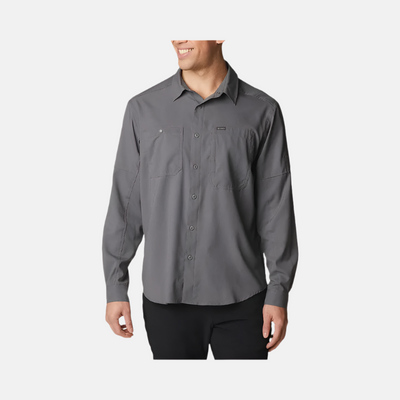 Columbia Omni-Shade Silver Ridge Utility Lite Long Sleeve Men's Shirt -Grey