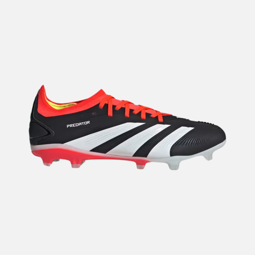 Adidas Predator 24 Pro Firm Football Ground Shoes - Core Black/Cloud White/Solar Red