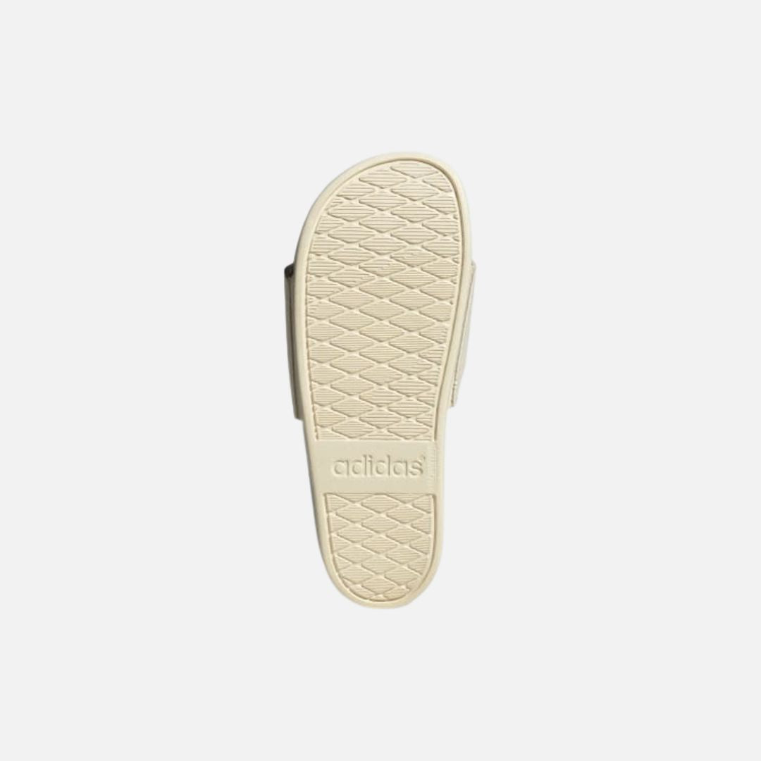 Adilette Comfort Slides Wonder White / Linen Green Met. / Linen Green Met.