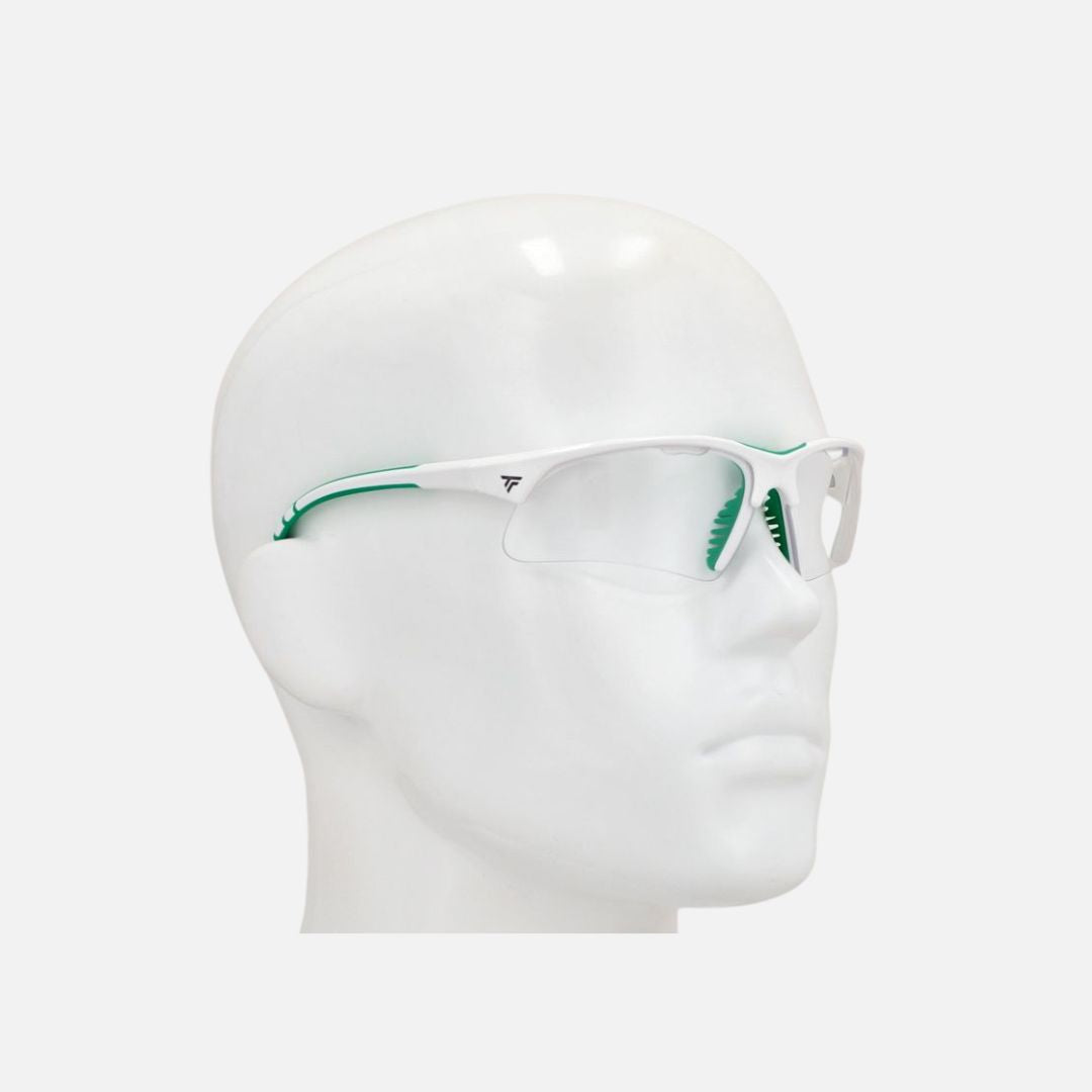 Tecnifibre squash goggles white/green 54SQGLWH21