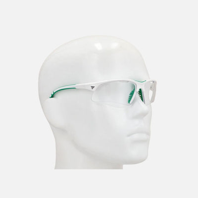 Tecnifibre squash goggles white/green 54SQGLWH21