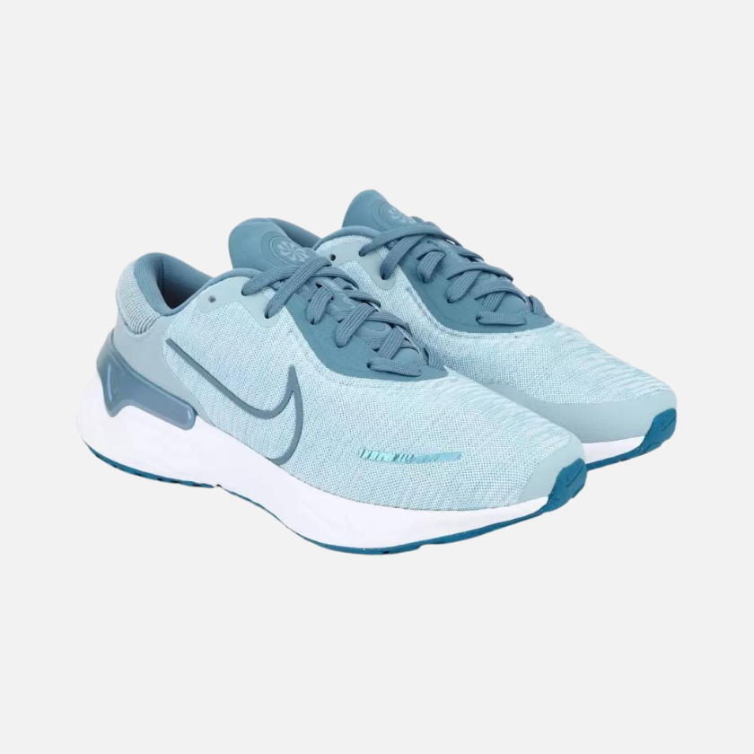 Nike Renew Run 4 Mens Road Running Shoes -OceanBliss/GreenAbyss/FootballGrey/NoiseAqua