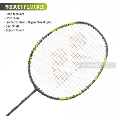 YONEX Arcsaber 7 Play – Grey/Yellow (Strung, 4U-G5)