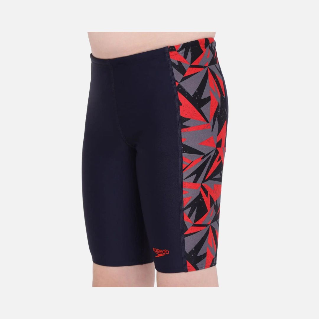 Speedo Boy's Endurance 10 Hyperboom Panel Print Jammer