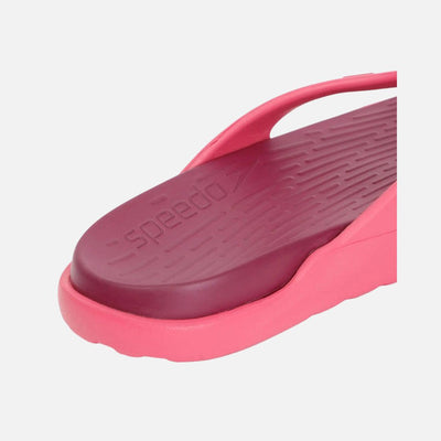 Speedo Women's Dual Colour Flip Flops - Deep Plum & Cinder Rose