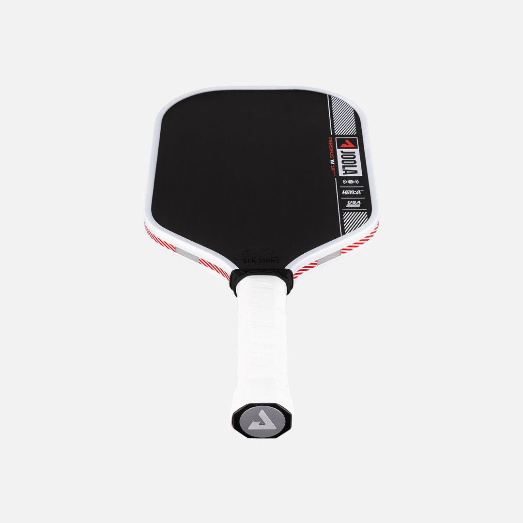 JOOLA Ben Johns Perseus Pro IV 16mm Pickleball Paddle – Black/White