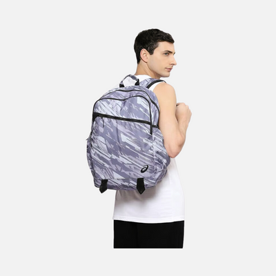 Asics Graphic Backpack- Carrier Grey