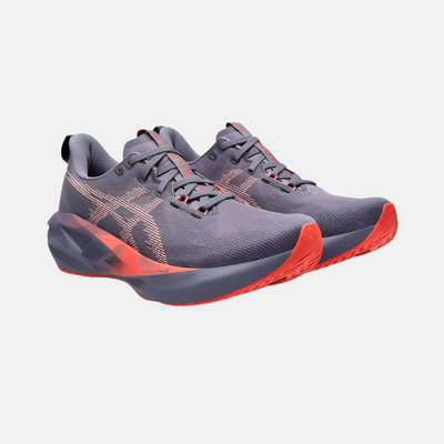 Asics Novablast 5 Men's Running Shoes -Greyish Purple/Coral