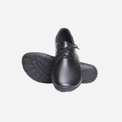 BAER URBN Leder Executive unisex Barefoot Shoes- Black