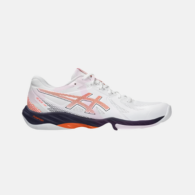 Asics BLADE FF Men's Badminton Shoes -White/Nova Orange