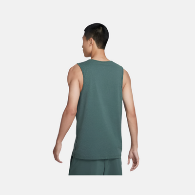 Nike Dri-FIT Hyverse Men's Sleeveless Fitness Tank Top -Vintage Green/Black