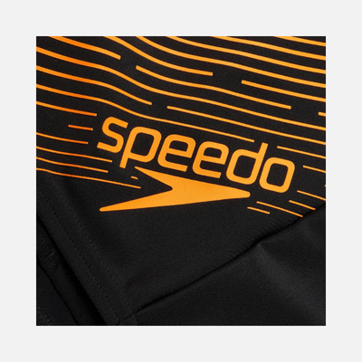 Speedo Medley Logo Men's Jammer -Black/Orange