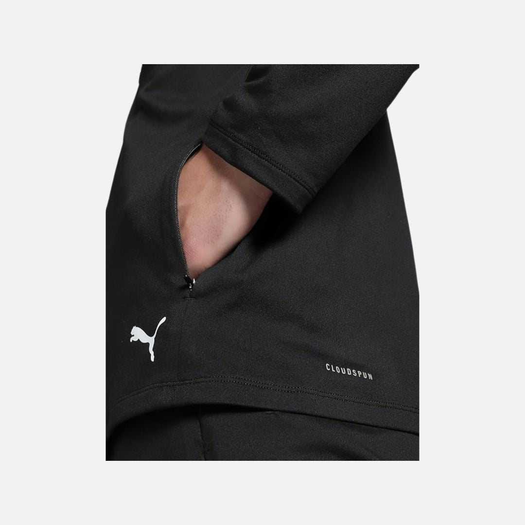 Puma men train cloudspun fz jacket - black