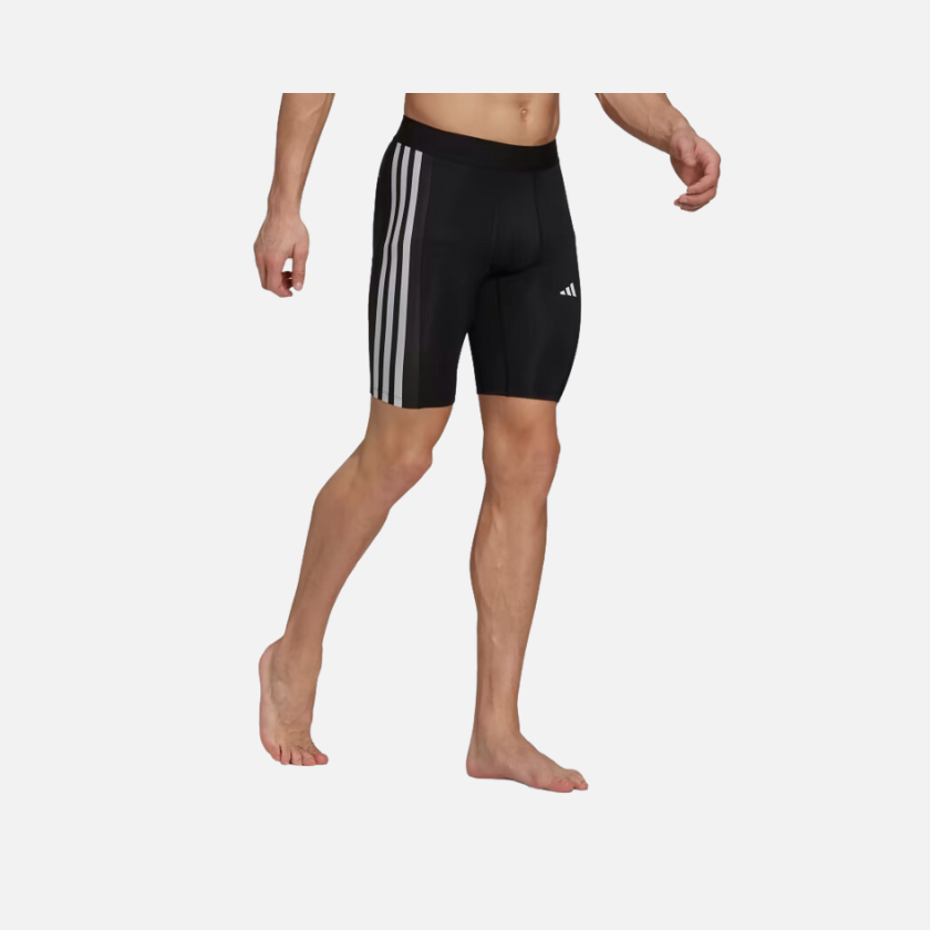 Adidas Techfit 3 Stripes Men's Training Shorts -Black