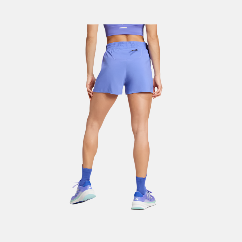 Adidas Own The Run Women's Running Shorts -Semi Cobalt Blue