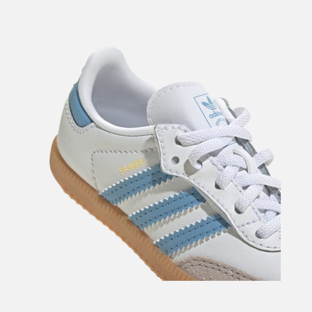 Adidas Kids Samba OG Comfort Closure Elastic Lace Shoes