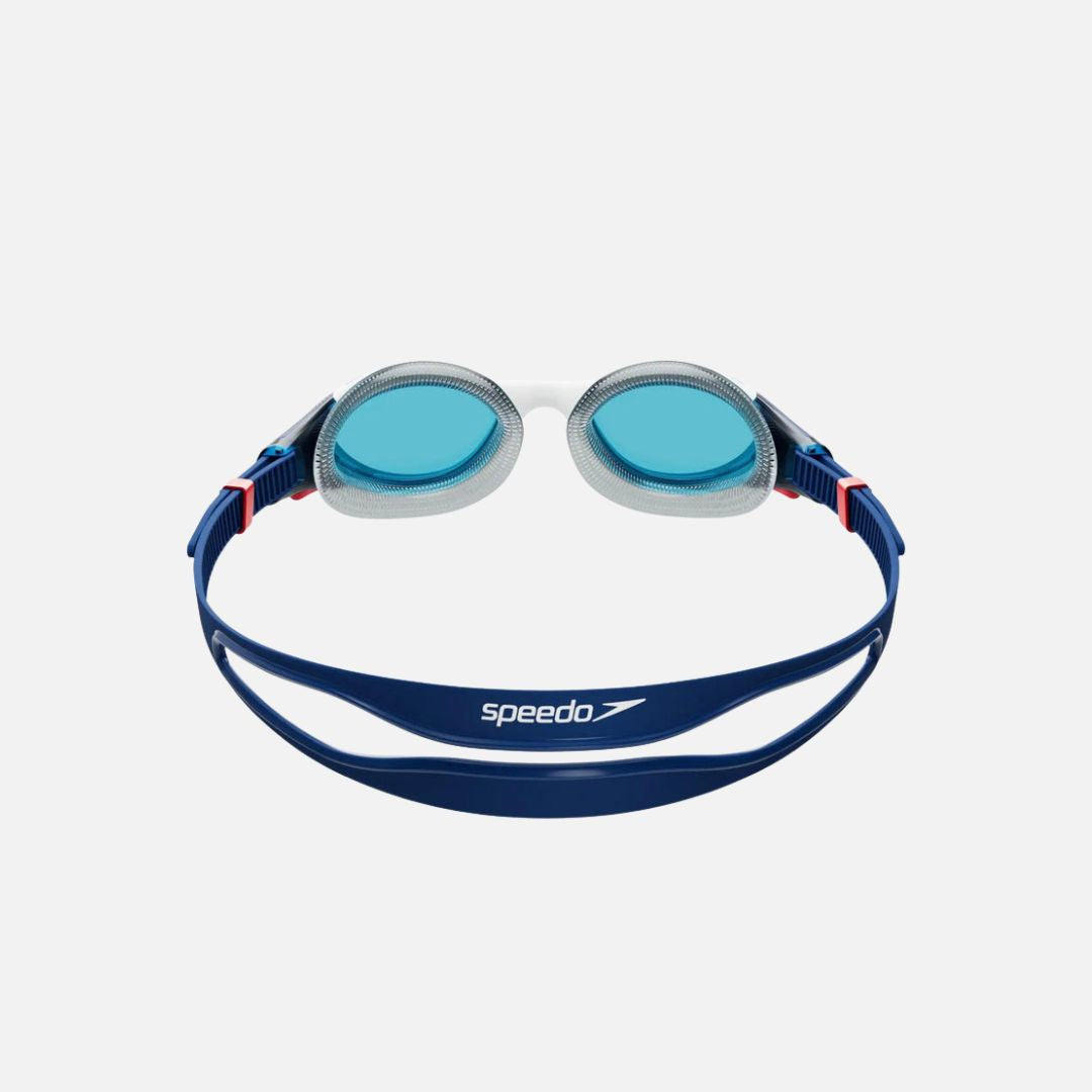 Speedo Unisex Adult Biofuse 2.0 Blue Tint Lens Swim Goggles - Blue & White