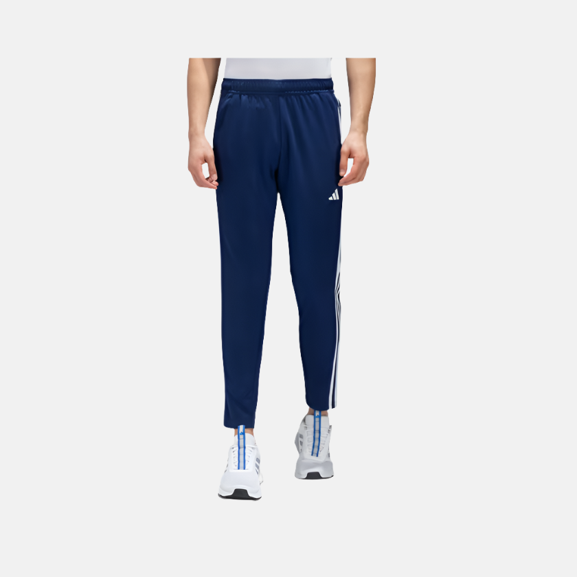 Adidas Training Essentials Base 3 Stripes Men's Training Pants -Dark Blue/White