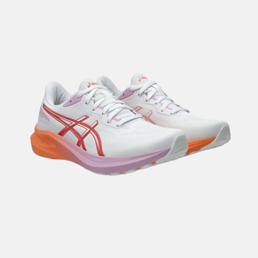 Asics GT-1000 13 Women's Running Shoes -White/Coral Reef