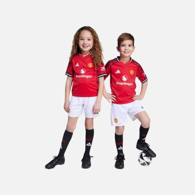 Adidas Manchester United 25/26 Home Mini Kit Kids Mufc Red