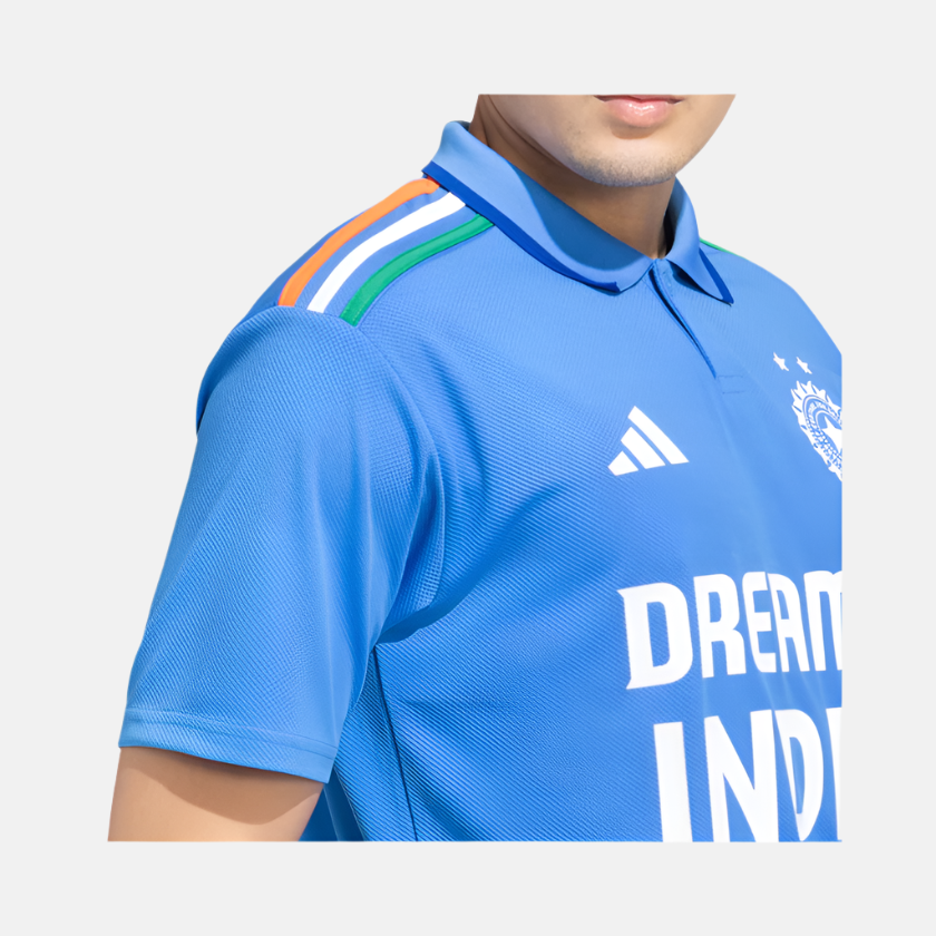 Adidas IND Cri FAN Men's Cricket Jersey -True Blue