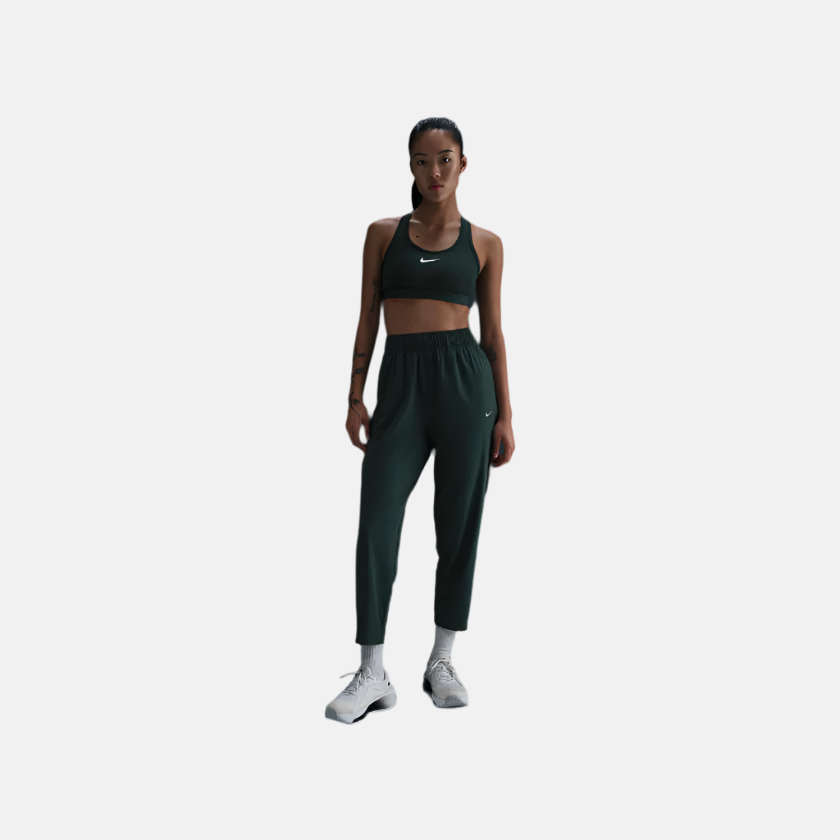 Nike Swoosh Medium-Support Padded Women's Sports Bra -Vintage Green/White
