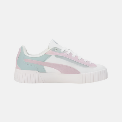 Puma Carina 2.0 Zuki Women's Lifestyle Shoes -Turquoise Surf/Grape Mist/Warm White