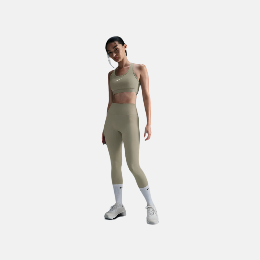 Nike One Seamless Front High-Waisted Full-Length Women's Leggings -Light Army/Black