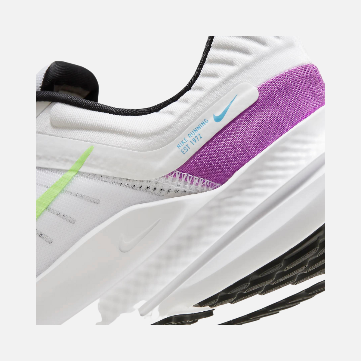 Nike Quest 5 SE Men's Road Running Shoes -White/Black/Fuchsia Dream