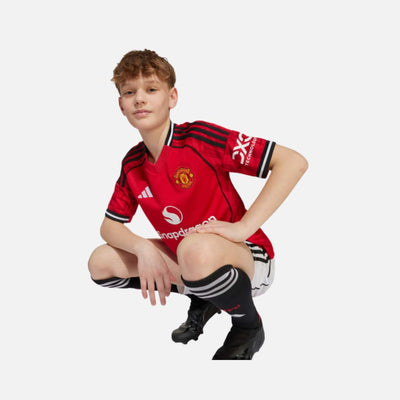 Adidas Manchester United 25/26 Home Jersey Kids Mufc Red