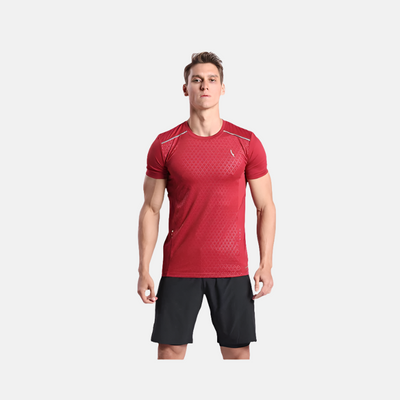 Dive Hyper Men's Running T-shirt -Maroon