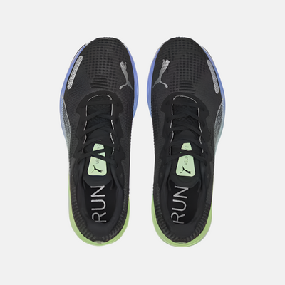 Puma Velocity NITRO 2 Fade Men's Running Shoes -Black/Elektro Purple/Silver