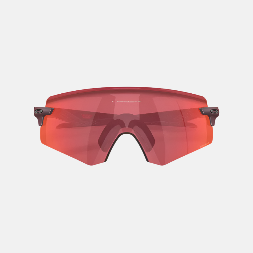 Oakley Encoder Prizm Sunglasses Matte Red Colorshift Frame