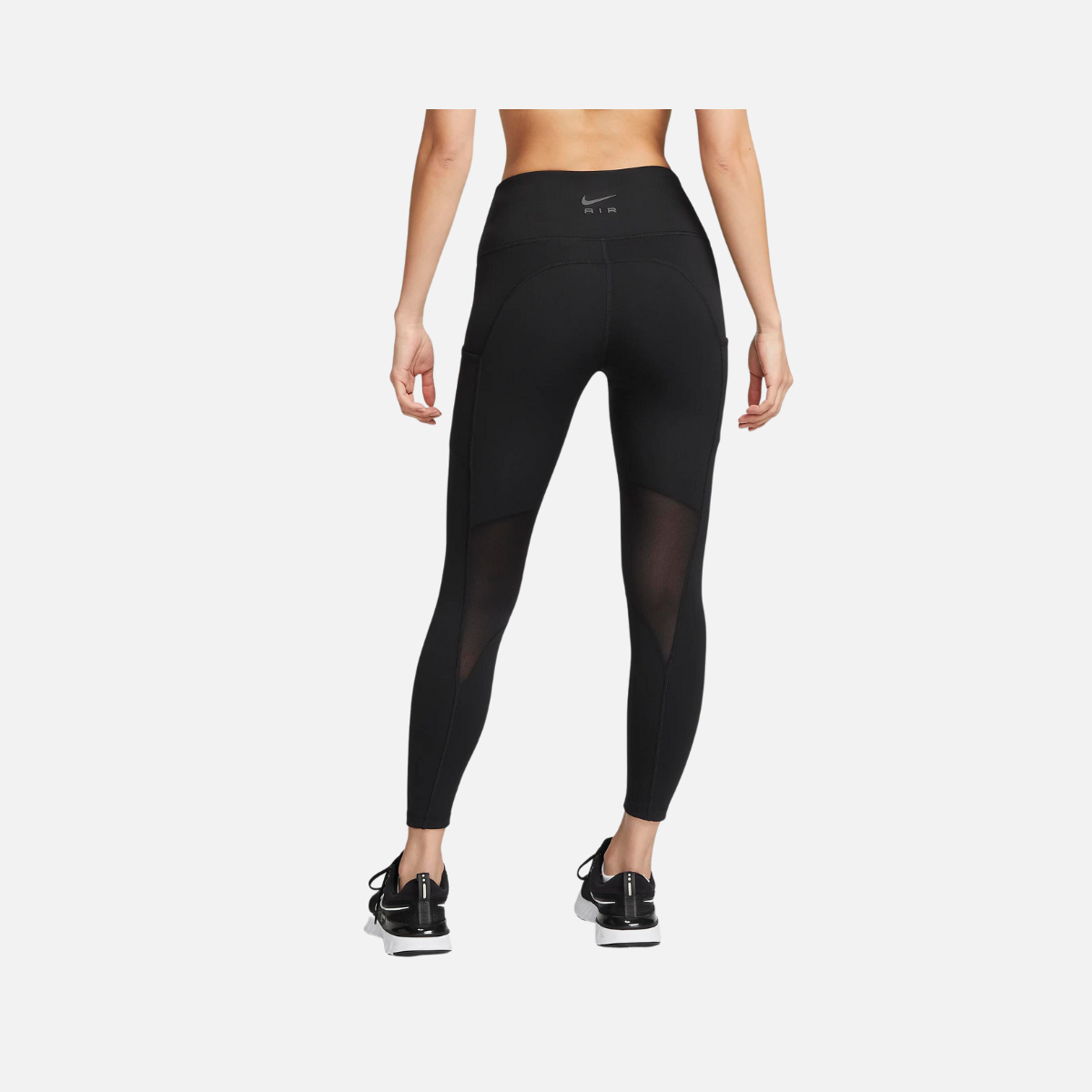 Nike Womens Fast Mid-Rise Tights - BLACK/REFLECTIVE SILVER, Sportsmart