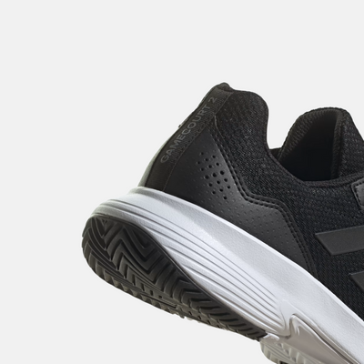 Adidas Men’s Gamecourt 2.0 Tennis Shoes - Core Black/ Core Black/ Grey Four