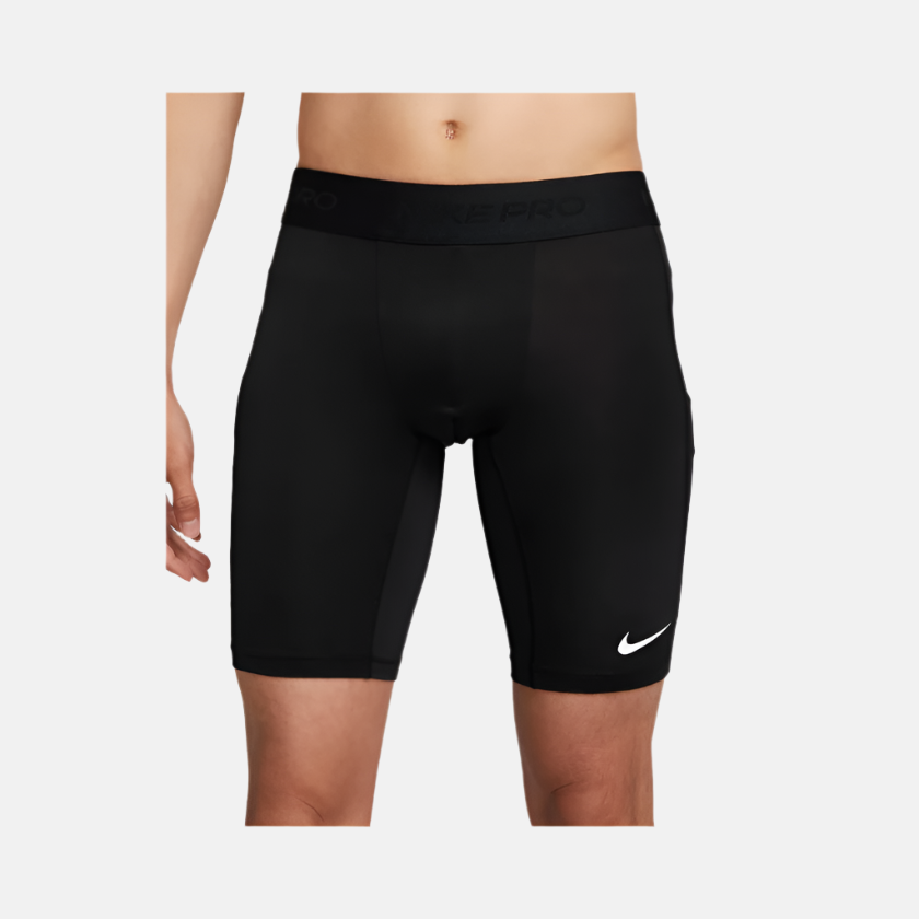 Nike Pro Dri-FIT Fitness Men's Long Shorts -Black/White