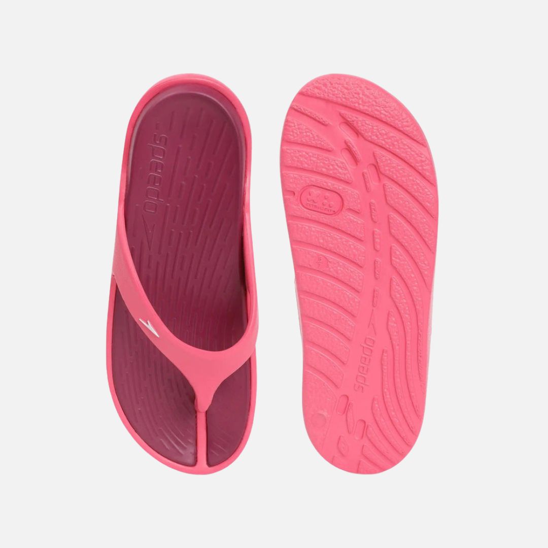 Speedo Women's Dual Colour Flip Flops - Deep Plum & Cinder Rose