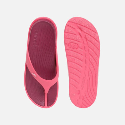 Speedo Women's Dual Colour Flip Flops - Deep Plum & Cinder Rose