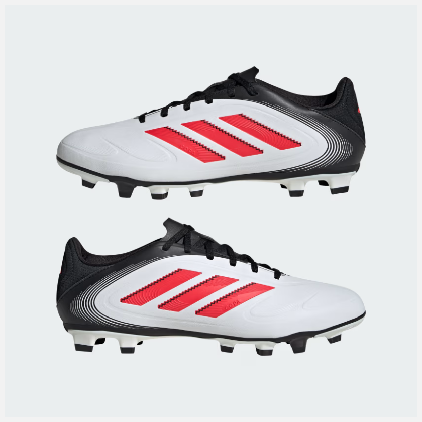 Adidas Copa Pure 3 Club Firm/Multi-Ground Boots -Cloud White/Lucid Red/Core Black