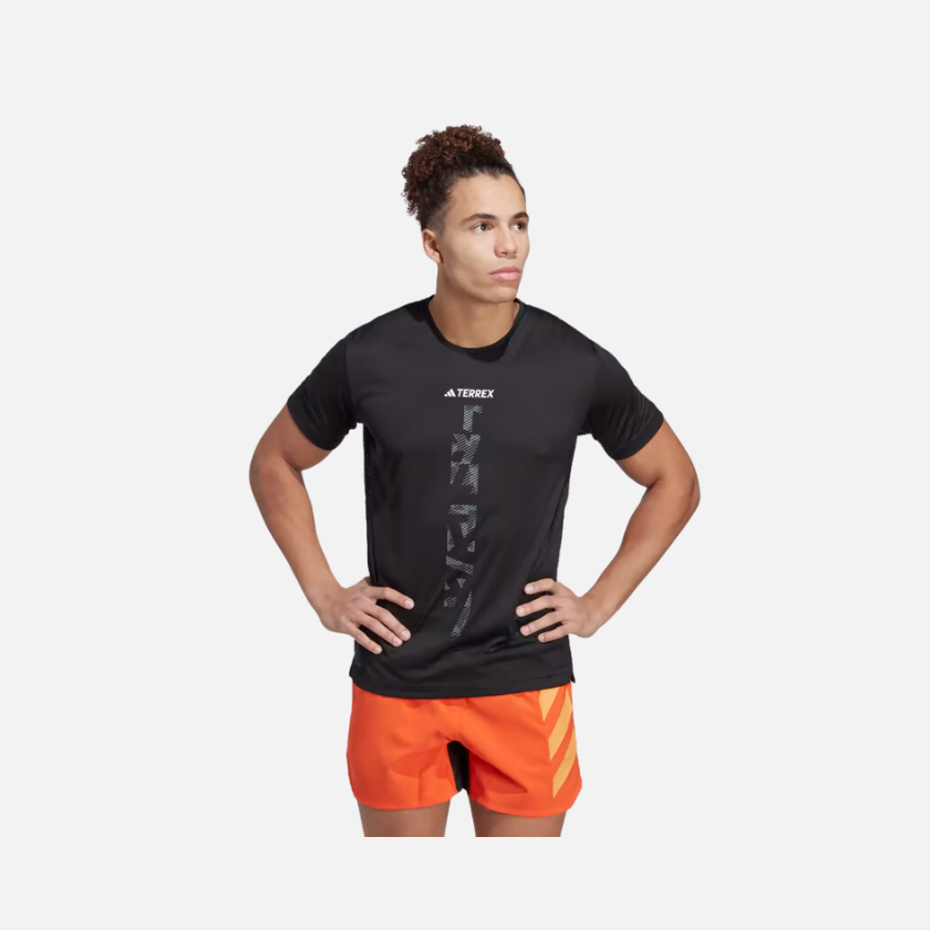 Adidas Terrex Agravic Trail Men's Running T-shirt -Black