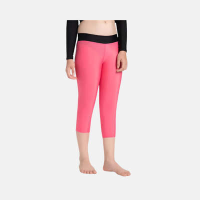 Speedo Recycled Endura Brite Active Girl's Capri - Fadango Pink/Black