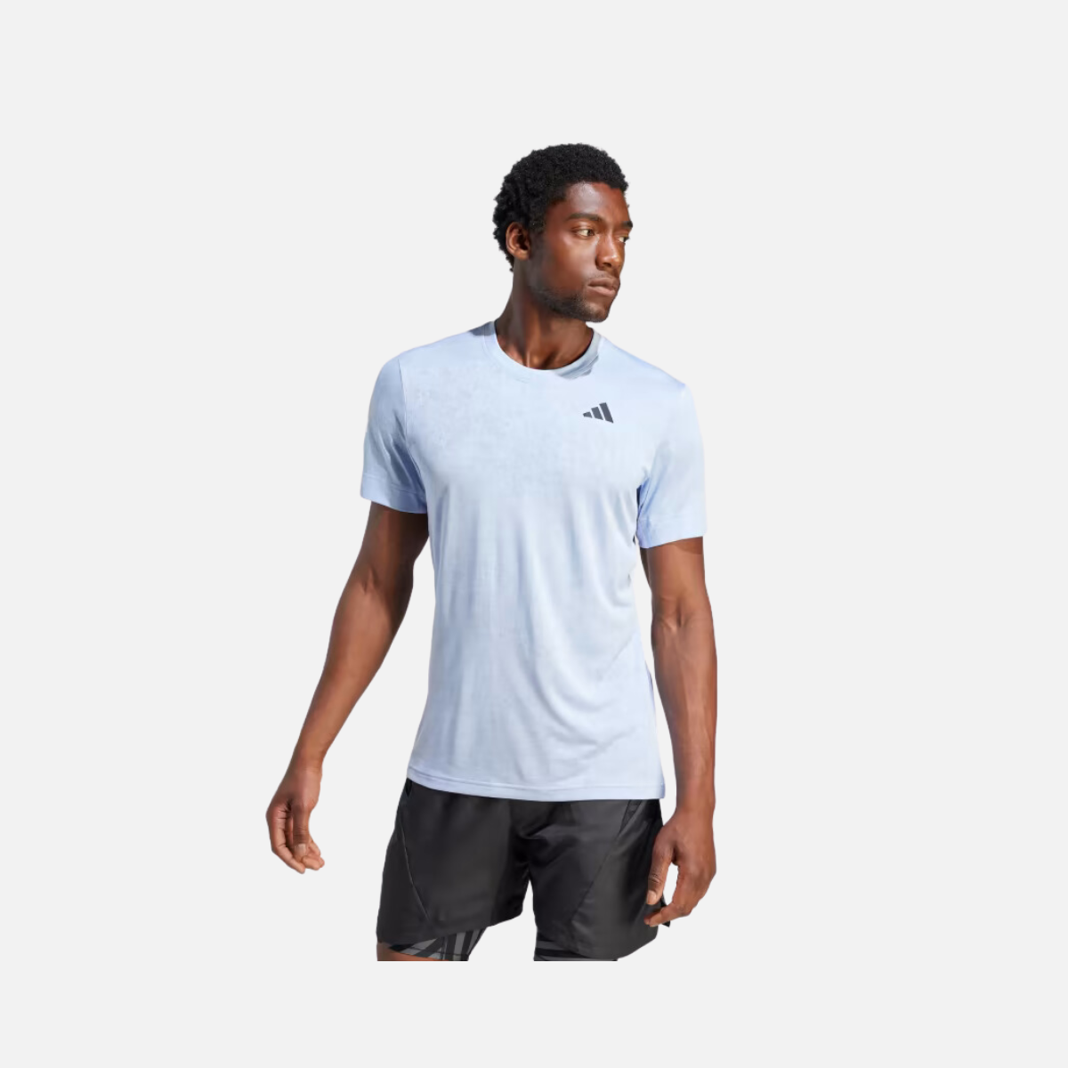 Adidas Tennis Freelift Men's T-shirt -Blue Dawn