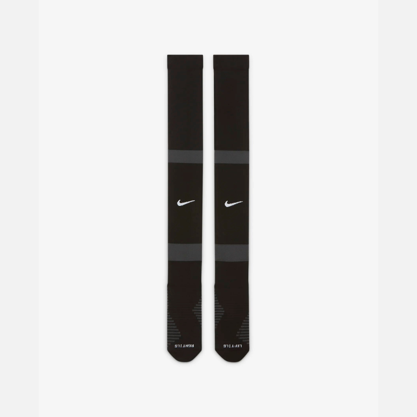 Nike MatchFit Football Knee-High Socks -Black/Black/White