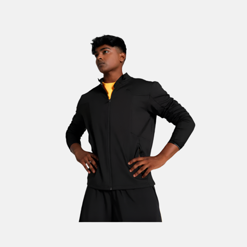 Puma Run Cloudspun Men's Full Zip Running Jacket -Black