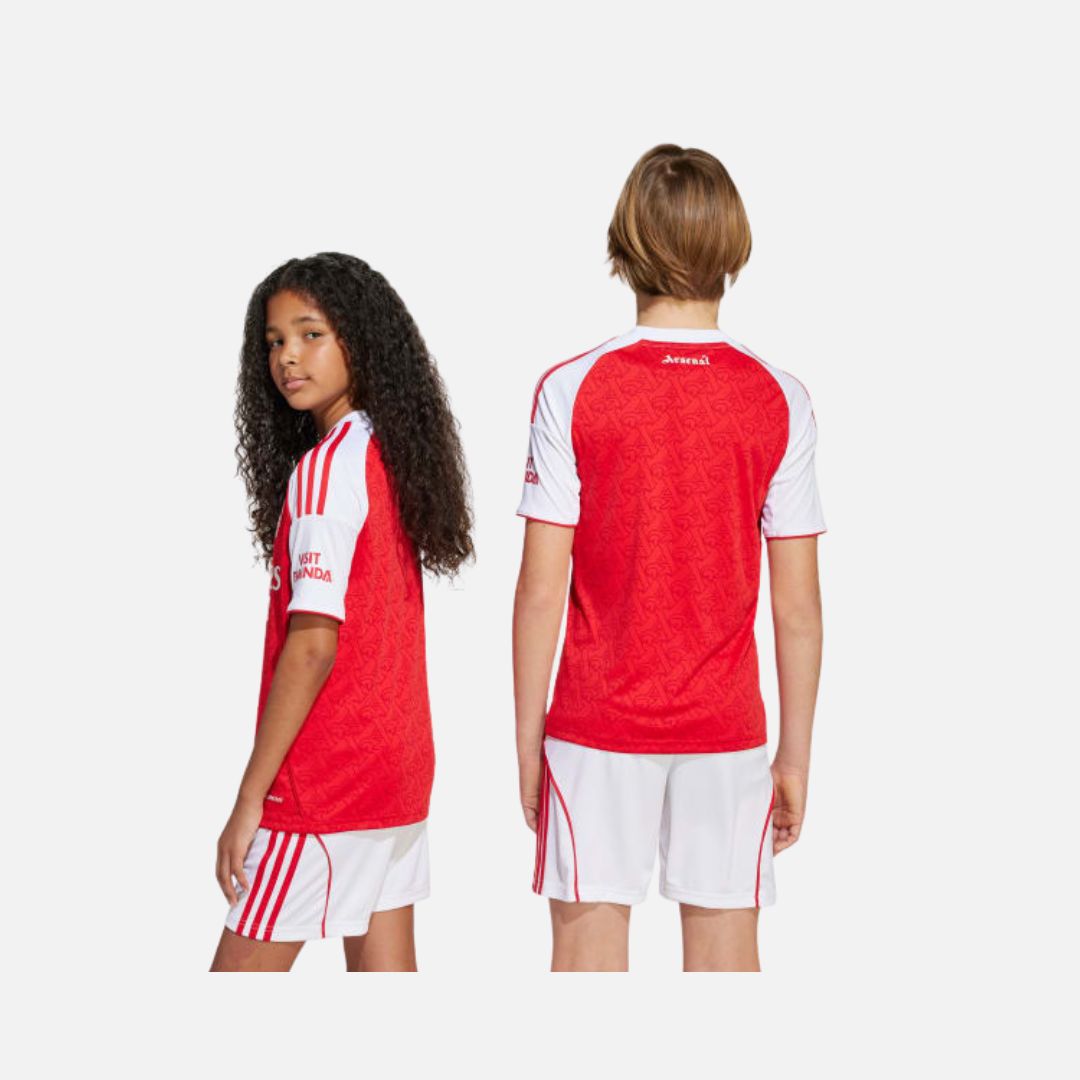 Adidas Arsenal 25/26 Home Jersey Kids Better Scarlet / White
