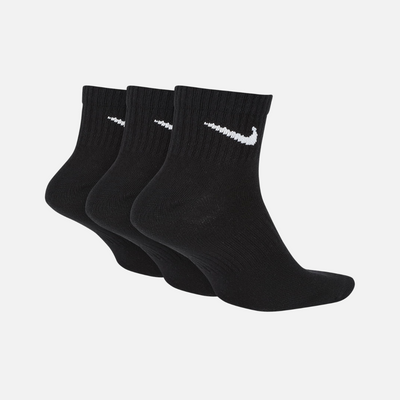 Nike Everyday Lightweight Training Ankle Socks (3 Pairs) -Black/White