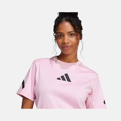 Adidas Z.N.E. Women's Lifestyle T-shirt -True Pink