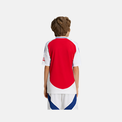 Adidas Arsenal 24/25 Home Kids Boy Football Jersey (7-16Year) -Better Scarlet/White