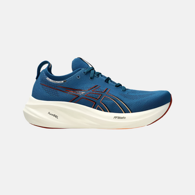 Asics Gel-Nimbus 26 Men's Running Shoes -Rich Navy/Faded Orange